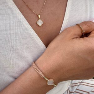 Set Trébol Blanco