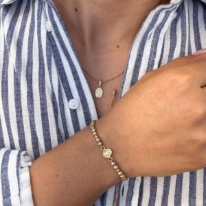 Set Guadalupe Diamantada Beige