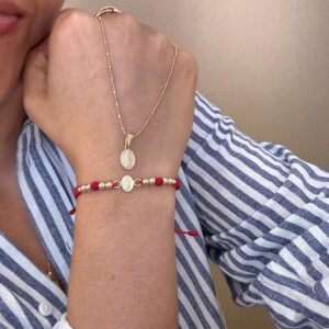 Set Guadalupe Diamantada Roja