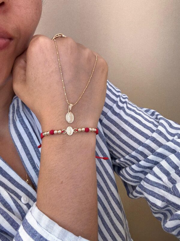 Set Guadalupe Diamantada Roja