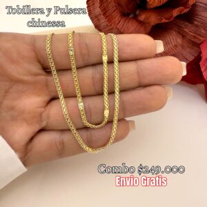 Combo Chino Pulsera+Tobillera