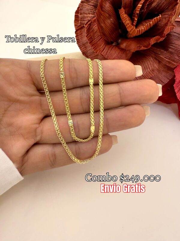 Combo Chino Pulsera+Tobillera