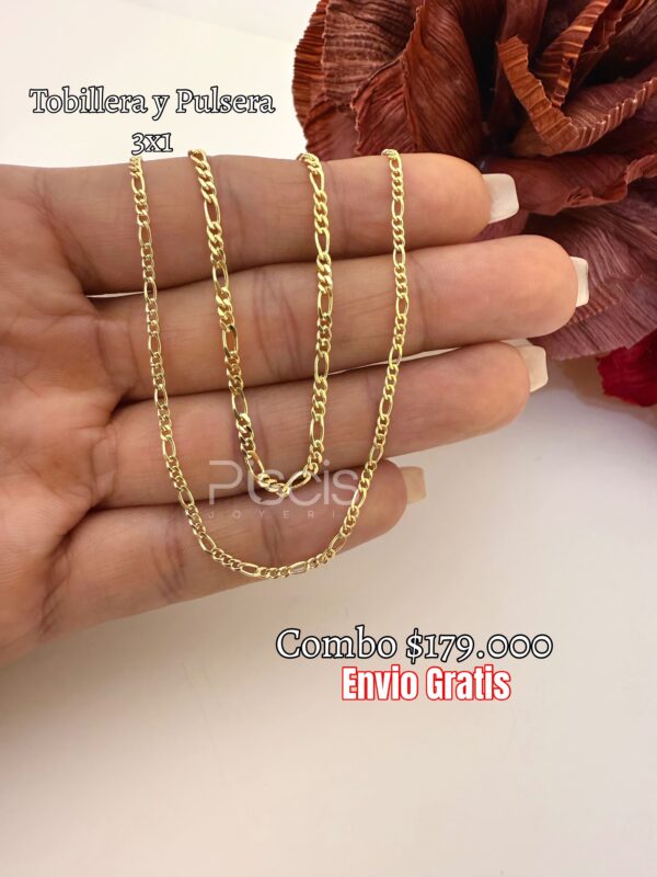Combo Pulsera+Tobillera Cartier