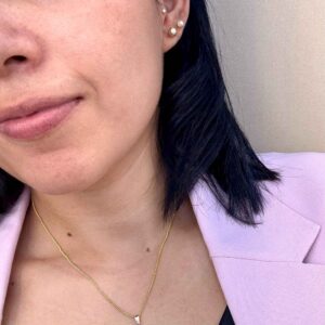 Set Cadena+Dije+Arete Balin 6mm
