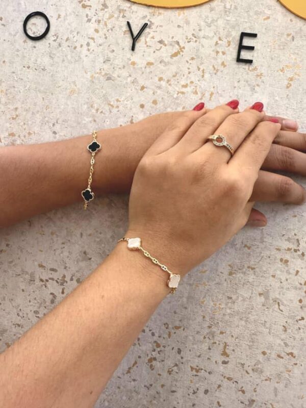 Pulsera Trébol Granito
