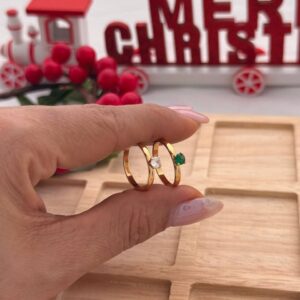 Anillo solitario circon 4mm