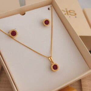 Set Rayas Circon 8mm